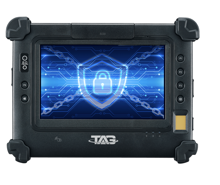 TAG Global Systems produces the TAG GD700, an interactive rugged tablet